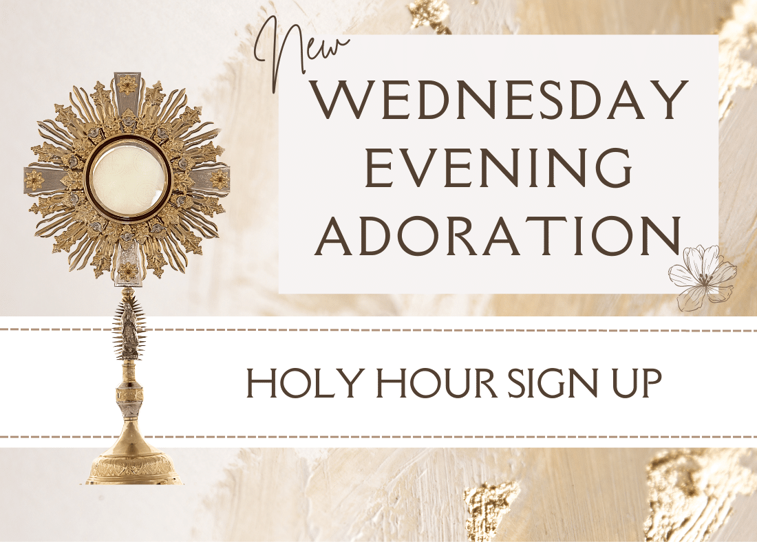 Holy Hour Sign Up