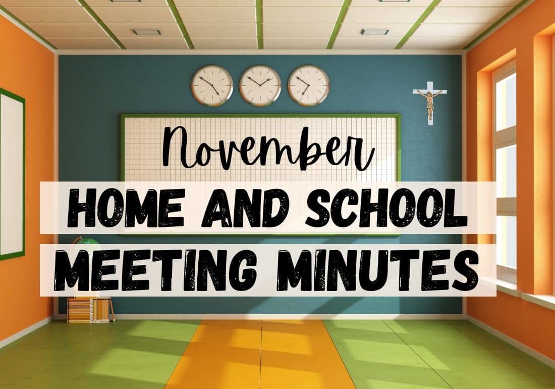 Home And School Meeting Minutes (1)